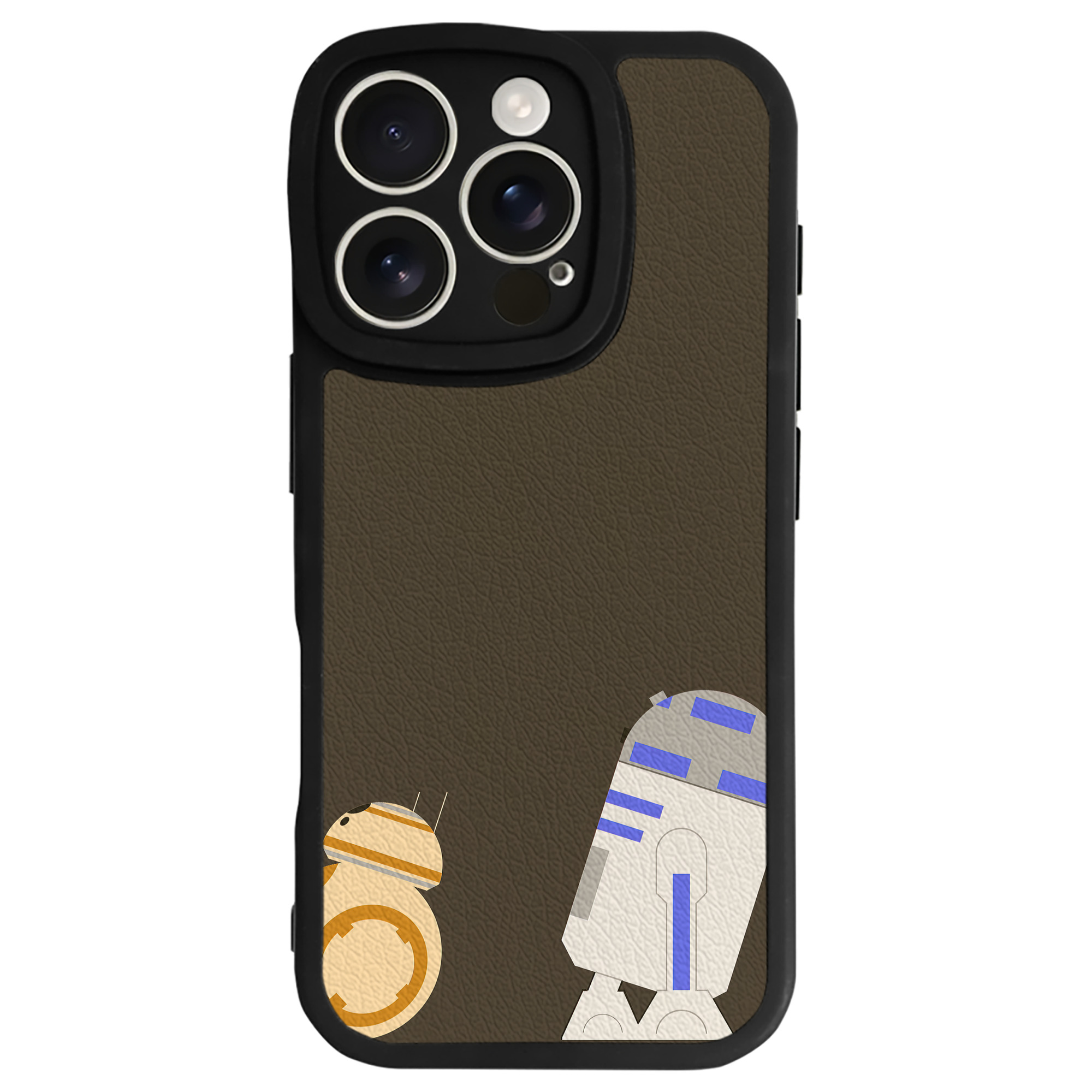 （画像用） スター・ウォーズ Star Wars 【iPhone 16シリーズ対応】シリコンスマホケース（レザー調） 材質：シリコン